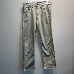Levi’s khaki mens jeans. W34, L32. Good condition
